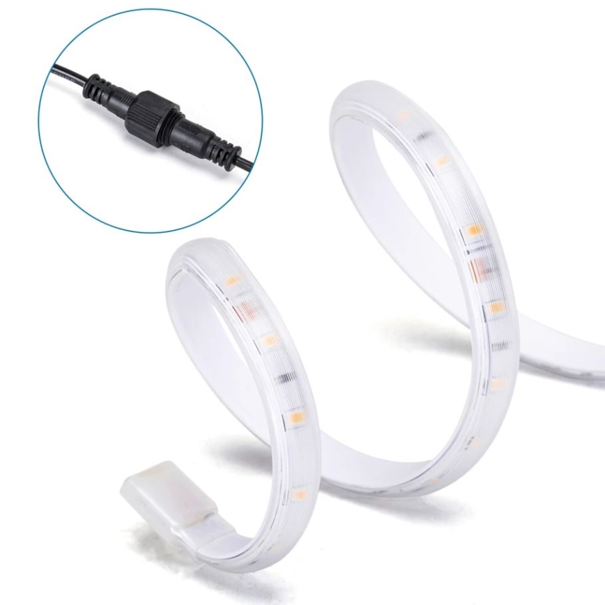 Aigostar - prigušiva solarna LED traka LED/1,6W/3,2V 3 m 2700K IP65 1800 mAh + daljinski upravljač