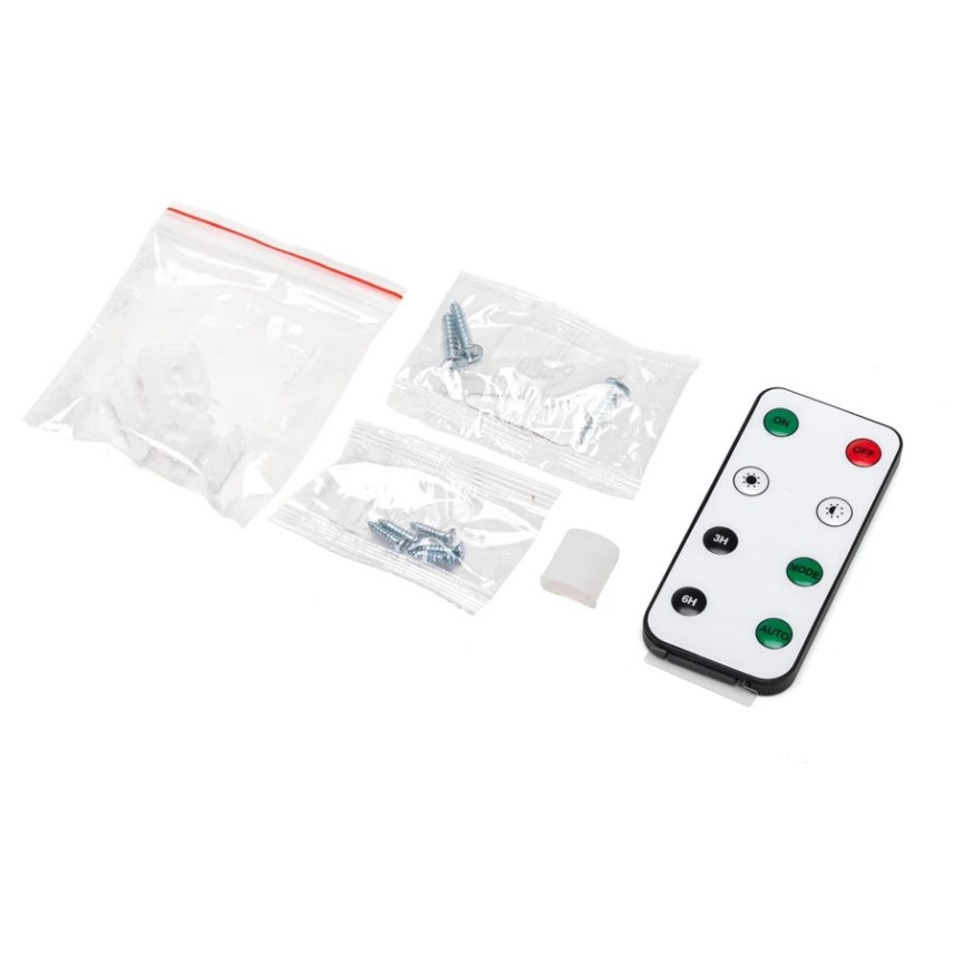 Aigostar - prigušiva solarna LED traka LED/1,6W/3,2V 3 m 2700K IP65 1800 mAh + daljinski upravljač