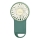 Aigostar - Punjivi džepni ventilator 4W/5V 500 mAh USB, zelene boje