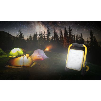 Aigostar - Punjivi LED reflektor sa prigušiva funkcijom LED/100W/5V 6500K IP65 15000 mAh