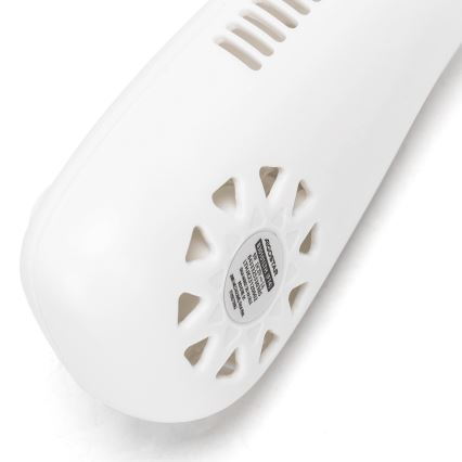Aigostar - Punjivi ventilator za vrat 4W/5V 2000mAh beli