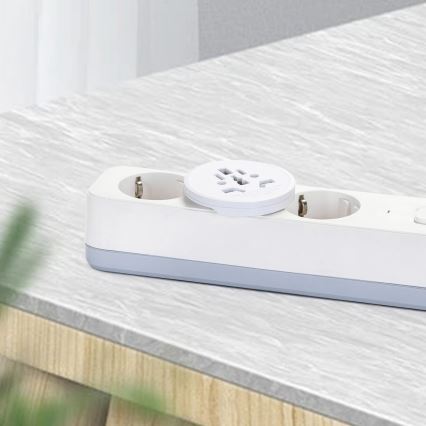 Aigostar - Putni adapter za EU, beli