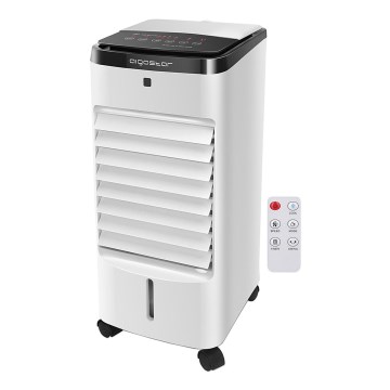 Aigostar - Rashlađivač vazduha 60W/230V bela/crna + daljinski upravljač