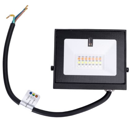 Aigostar - LED RGB prigušiva reflektor LED/20W/230V IP65 + daljinski upravljač