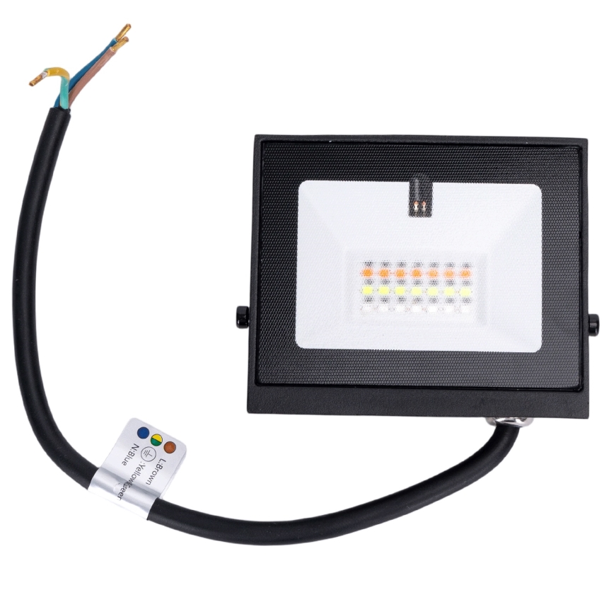 Aigostar - LED RGB prigušiva reflektor LED/20W/230V IP65 + daljinski upravljač