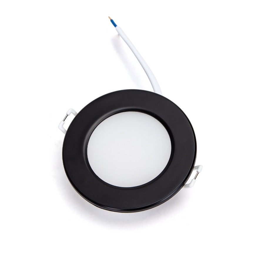 Aigostar - Set od 3 ugradna LED svetla za kupatilo, LED/4,8W/230V, 4000K, IP65, crna