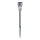 Aigostar - solarna LED lampa LED/0,006W/1,2V 40 mAh 29,7 cm mat hrom 6500K IP44