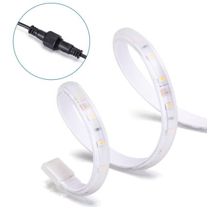Aigostar - LED prigušiva solarna traka LED/10W/3,2V 10 m 6500K IP65 8000 mAh + daljinski upravljač