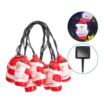 Aigostar - solarni LED lanac 10xLED/3,8 m IP44 hladna bela 400 mAh