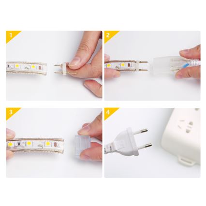 Aigostar - spoljašnja LED traka 50m LED/350W/230V 3000K IP65