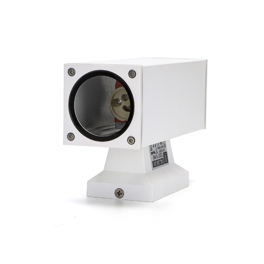 Aigostar - Spoljašnje zidno svetlo 2xGU10/230V belo IP65 četvrtasto