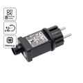 Aigostar - Spoljašnji adapter za napajanje 9W/31V/8 funkcija IP44 crni