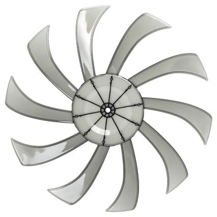 Aigostar - Stojeći ventilator 55W/230V 130 cm crni + daljinski upravljač