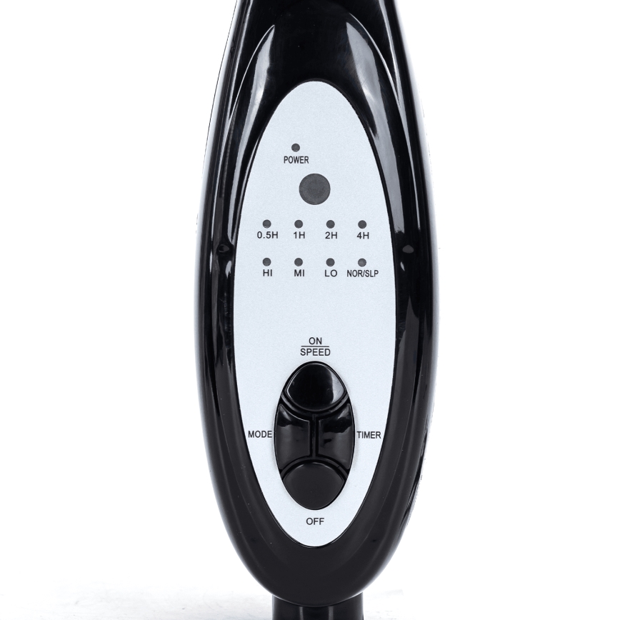 Aigostar - Stojeći ventilator 55W/230V 130 cm crni + daljinski upravljač