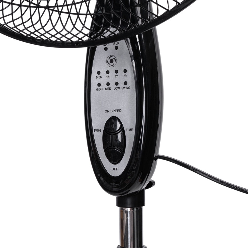 Aigostar - Stajaći ventilator 60 W/230 V, 130 cm, crni + daljinsko upravljanje