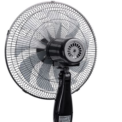 Aigostar - Stajaći ventilator 60 W/230 V, 130 cm, crni + daljinsko upravljanje