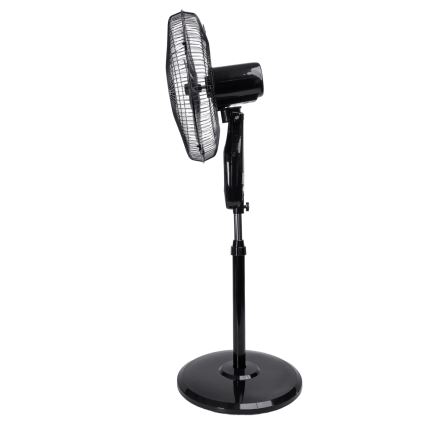 Aigostar - Stajaći ventilator 60 W/230 V, 130 cm, crni + daljinsko upravljanje