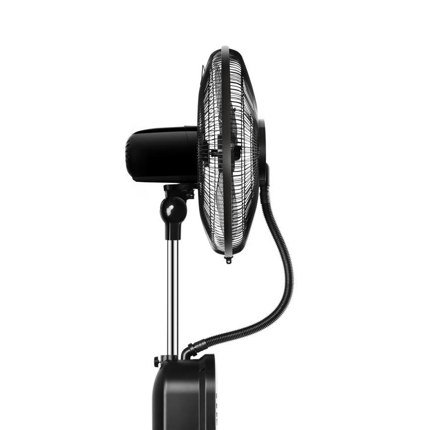 Aigostar - Stojeći ventilator sa maglenim efektom 95W/230V crna/siva + daljinski upravljač