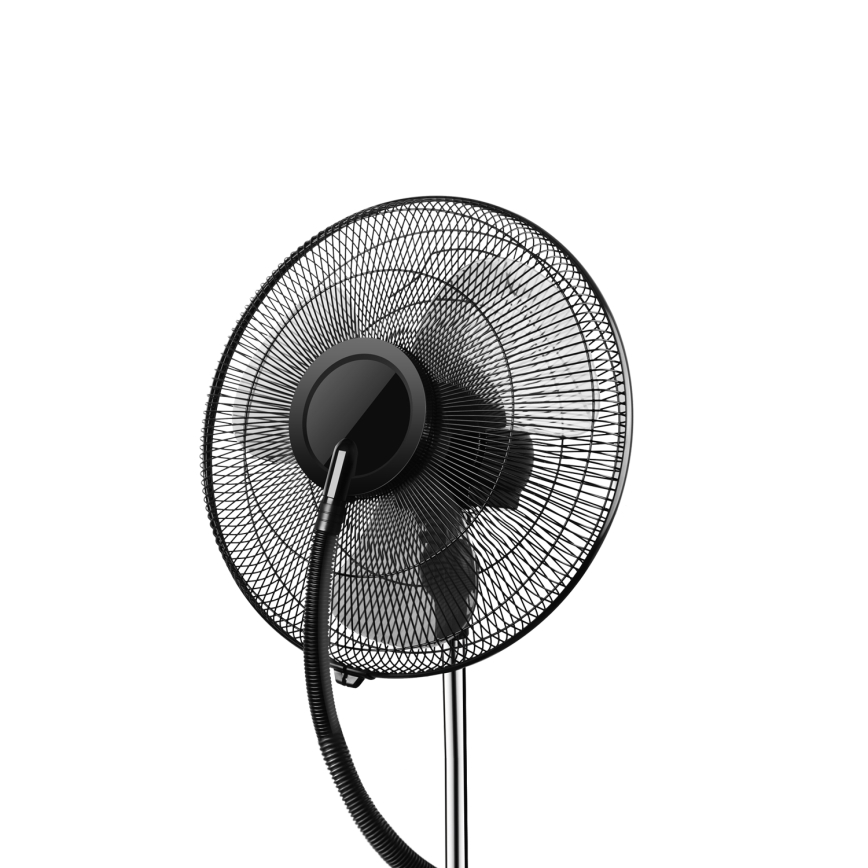 Aigostar - Stojeći ventilator sa maglenim efektom 95W/230V crna/siva + daljinski upravljač