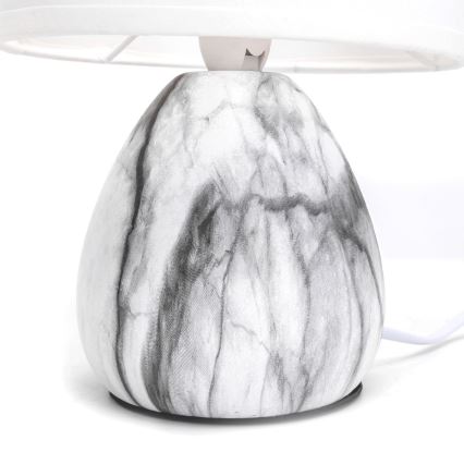 Aigostar - Stona lampa 1xE14/40W/230V bela