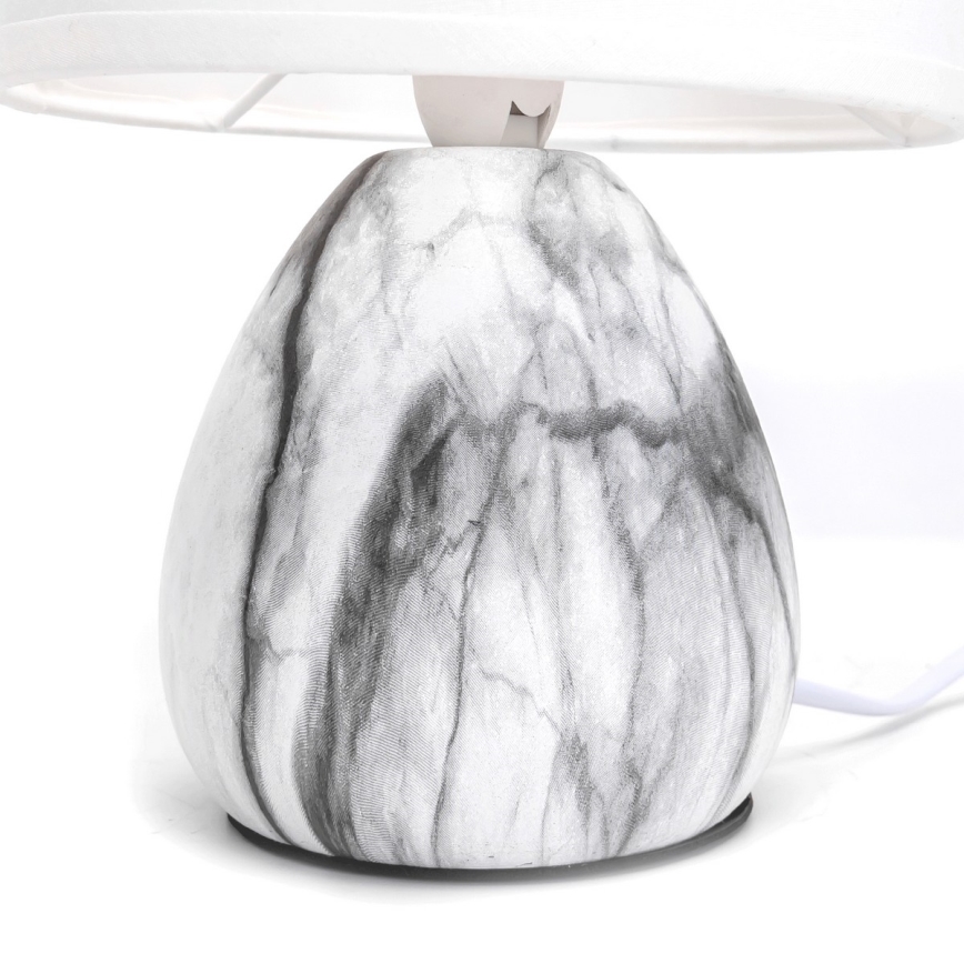 Aigostar - Stona lampa 1xE14/40W/230V bela