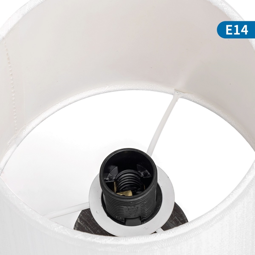 Aigostar - Stona lampa 1xE14/40W/230V crna