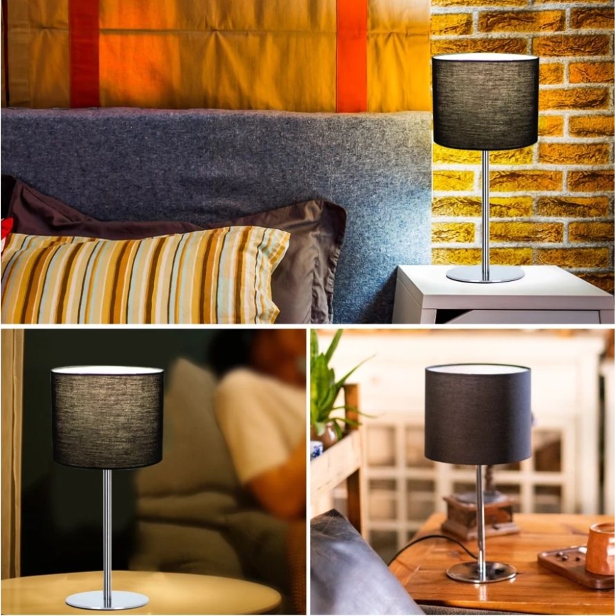 Aigostar - Stona lampa 1xE14/40W/230V crna