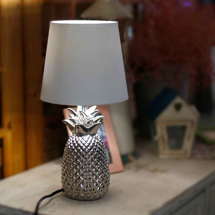 Aigostar - Stona lampa 1xE14/40W/230V sjajni hrom