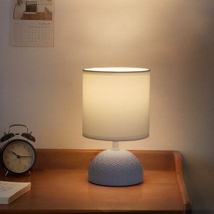 Aigostar - Stona lampa 1xE14/40W/230V plava/bela