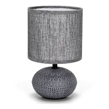 Aigostar - Stona lampa 1xE14/40W/230V siva