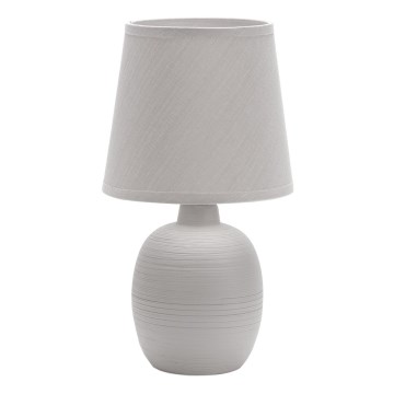 Aigostar - Stona lampa 1xE14/40W/230V siva