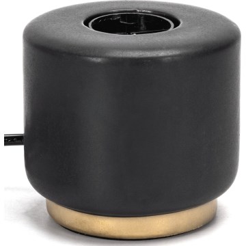 Aigostar - Stona lampa 1xE27/60W/230V crna