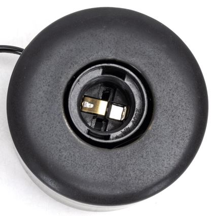 Aigostar - Stona lampa 1xE27/60W/230V crna