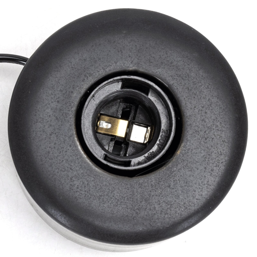 Aigostar - Stona lampa 1xE27/60W/230V crna