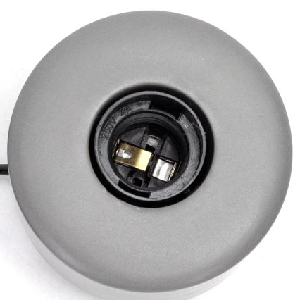 Aigostar - Stona lampa 1xE27/60W/230V siva