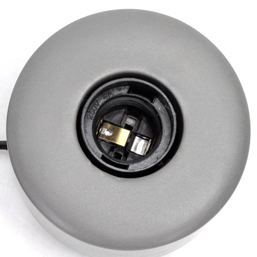 Aigostar - Stona lampa 1xE27/60W/230V siva