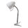 Aigostar - Stona lampa sa klipsom 1xE27/11W/230V bela/sjajni hrom