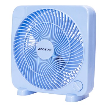 Aigostar - Stoni ventilator 30W/230V plavi