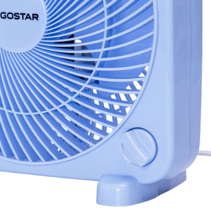 Aigostar - Stoni ventilator 30W/230V plavi