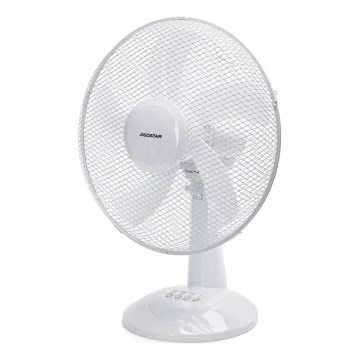 Aigostar - Stoni ventilator 45W/230V bela