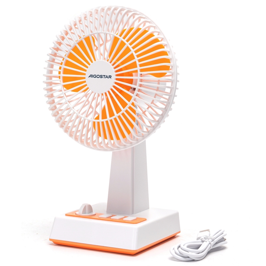 Aigostar - Stoni ventilator 6W/USB