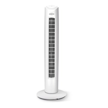Aigostar - Stubasti ventilator 45W/230V bela