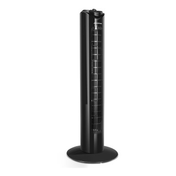 Aigostar - Stubasti ventilator 45W/230V crni