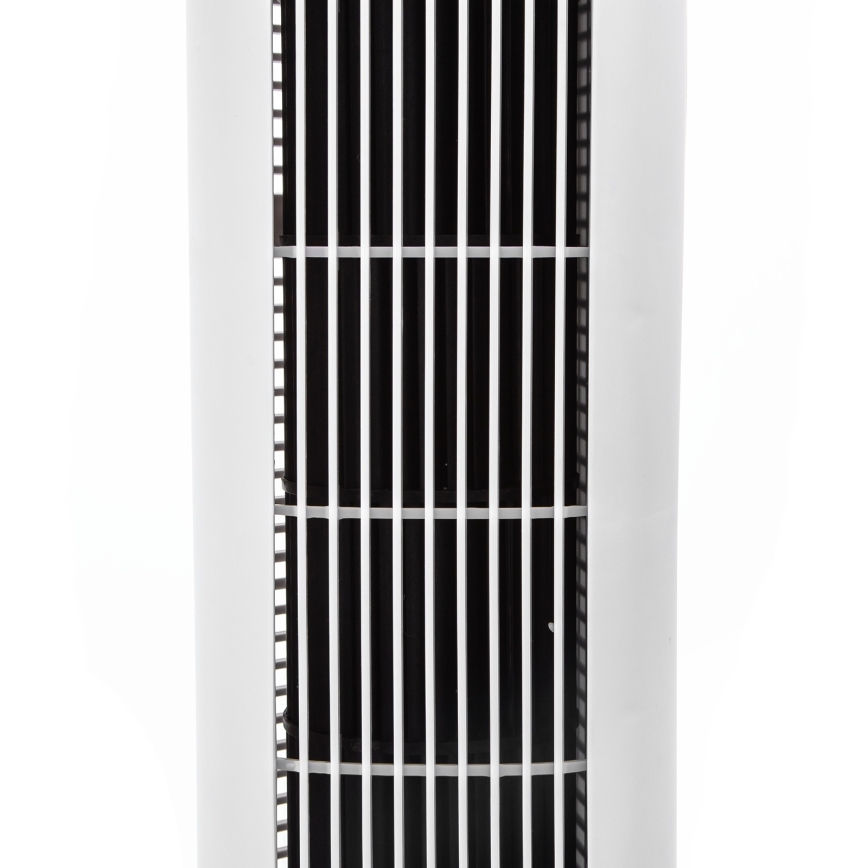 Aigostar - Stubni ventilator 50W/230V beli + daljinski upravljač