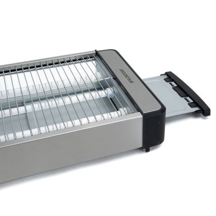 Aigostar - Toster 840-1000W/230V mat hrom