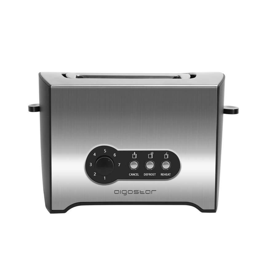 Aigostar - Toster sa dva otvora, 900 W/230 V, mat hrom