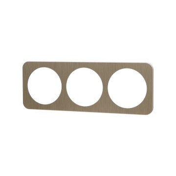 Aigostar - Trostruki aluminijumski ram u zlatnoj boji