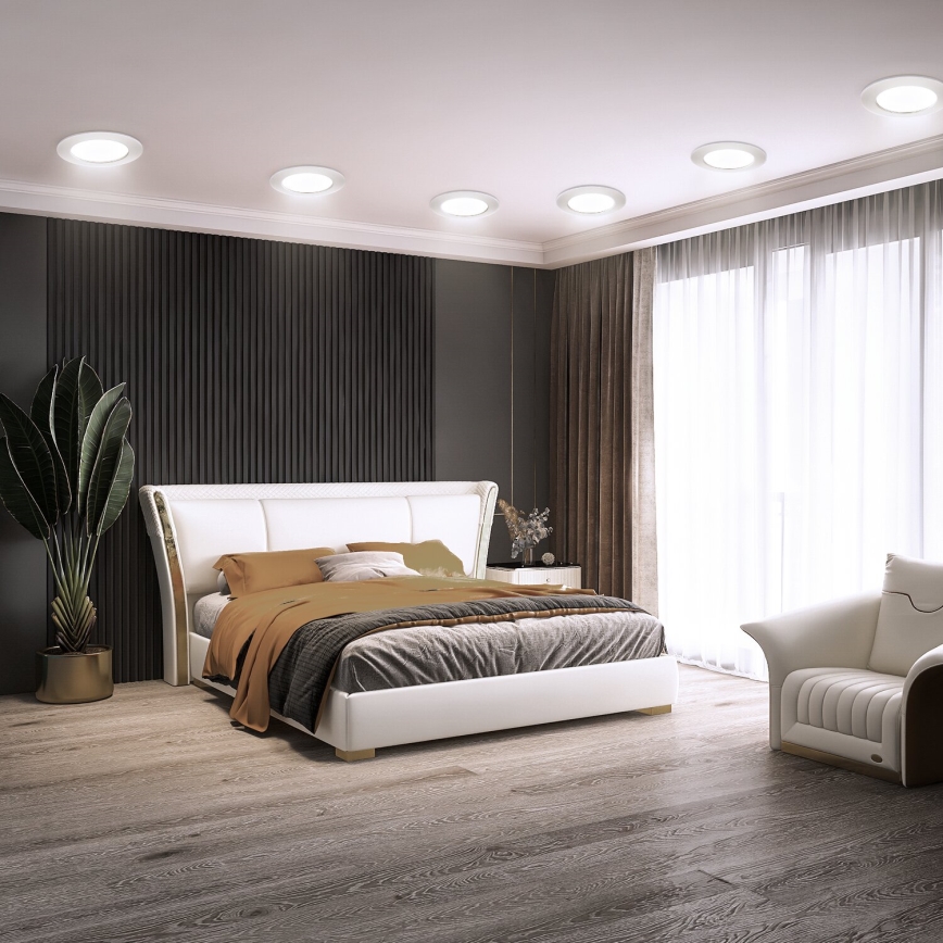 Aigostar - ULTRATHIN ugradna LED svetiljka za spušteni plafon, 9W/230V, 6000K, bela