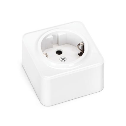 Aigostar - Zidna kućna utičnica SCHUKO 250V bela