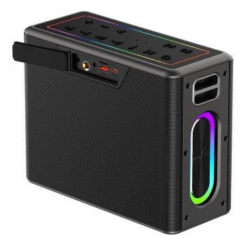 AKAI ABTSW-120 - Bežični zvučnik sa dva mikrofona, 80 W / 4000 mAh, IPX6